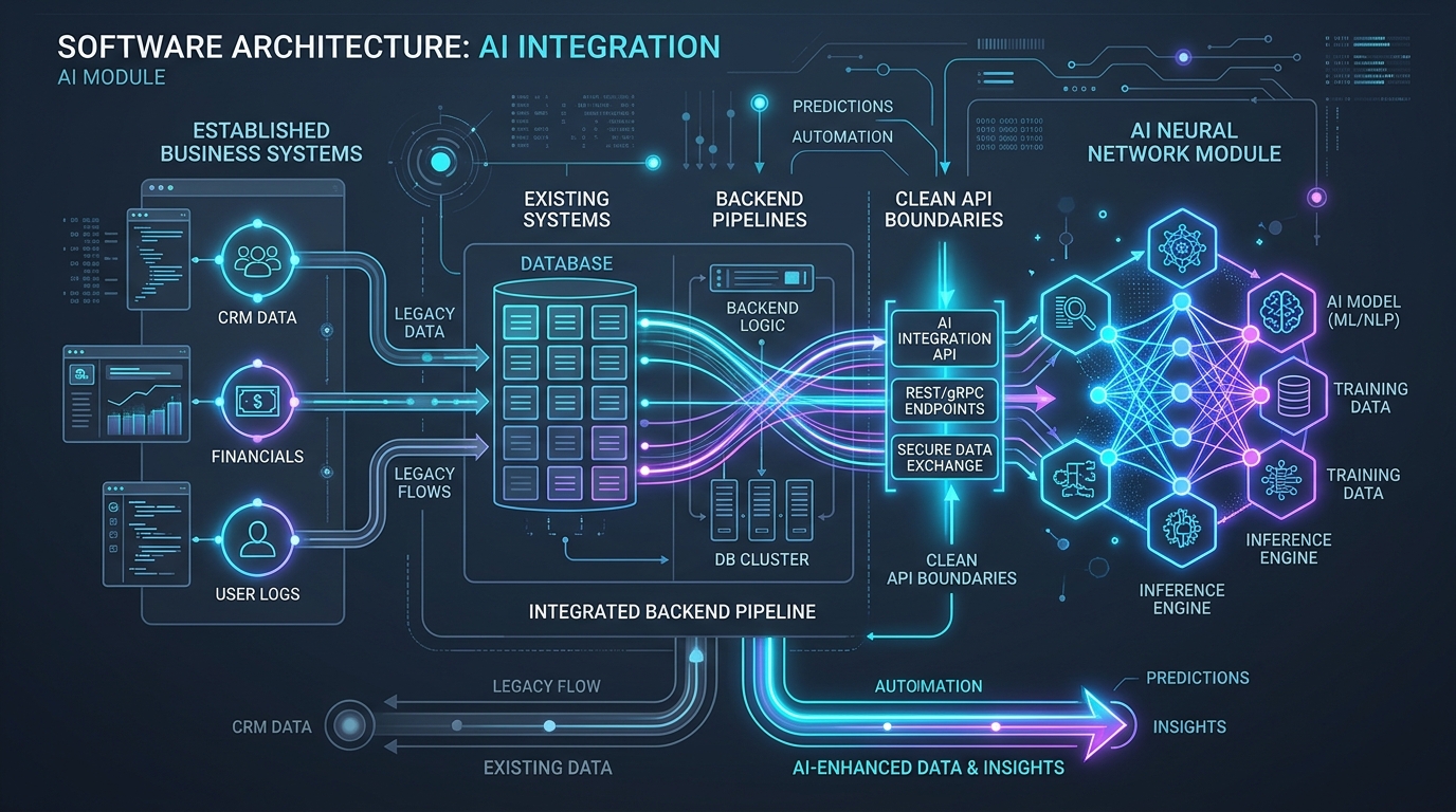 Adding AI to Existing Software Without Rebuilding Everything.