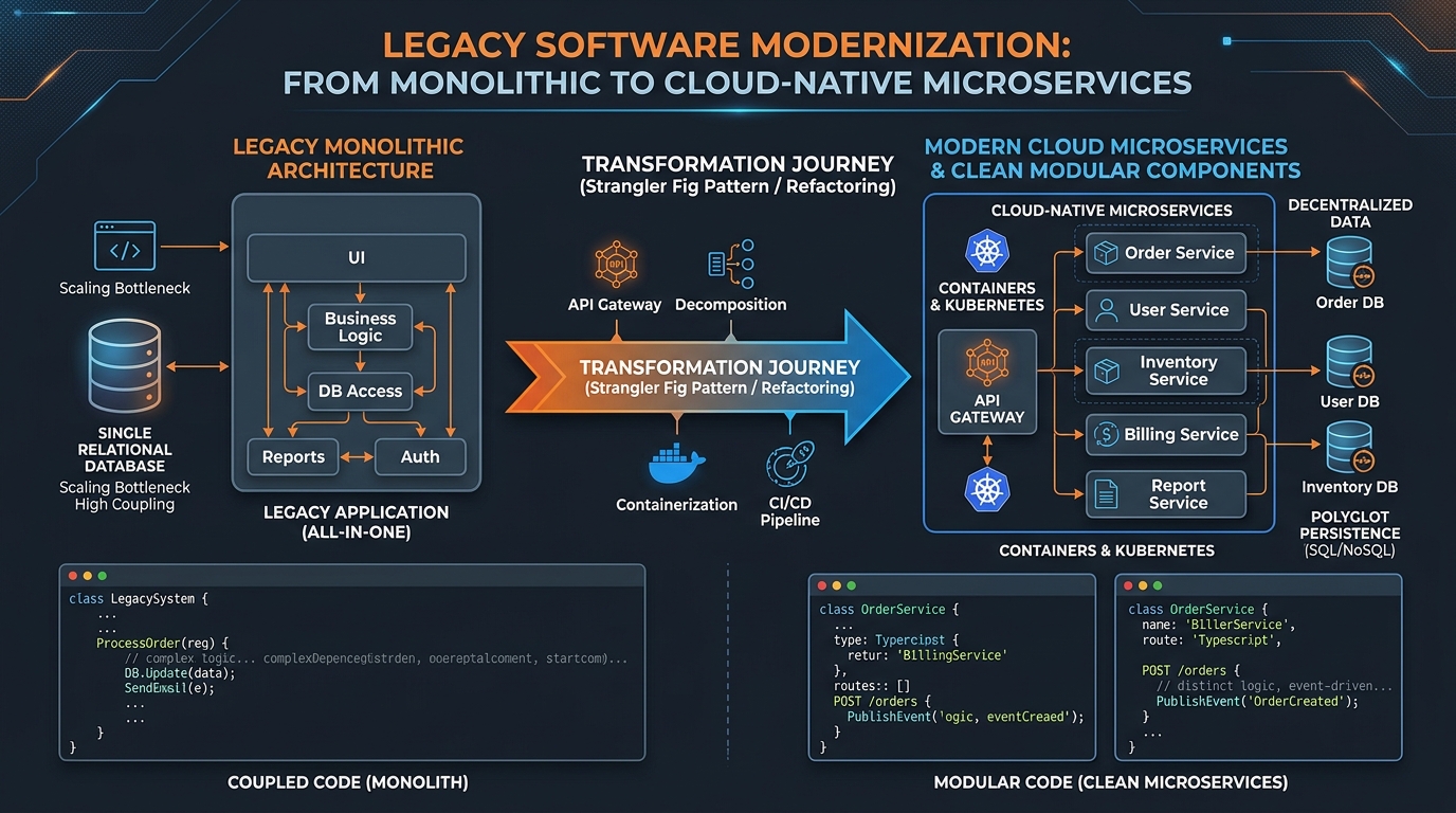 Should You Modernize Your Software or Rebuild It?